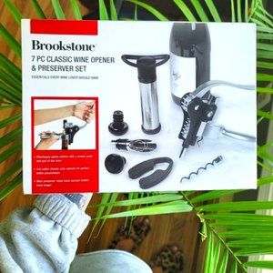 Brookstone • Wine Opener & Preserver Set